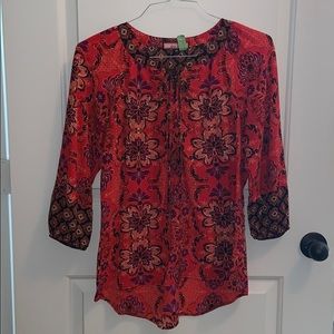 Fall peasant blouse
